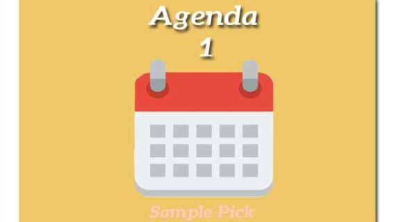 Agenda 1