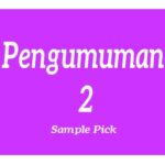 Pengumuman 2