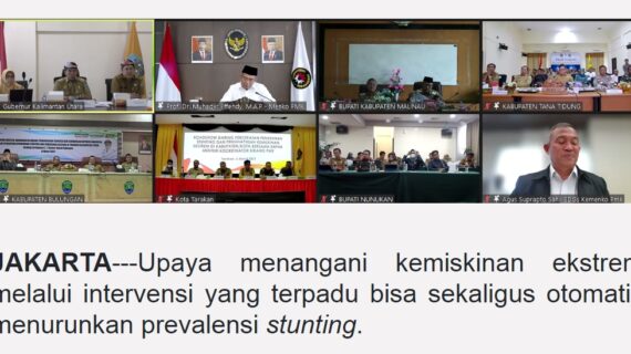 Intervensi Terpadu Kemiskinan Ekstrem Bisa Otomatis Turunkan Prevalensi Stunting