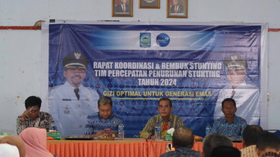 RAPAT KOORDINASI & REMBUK STUNTING TIM PERCEPATAN PENURUNAN STUNTING KABUPATEN DOMPU TAHUN 2024